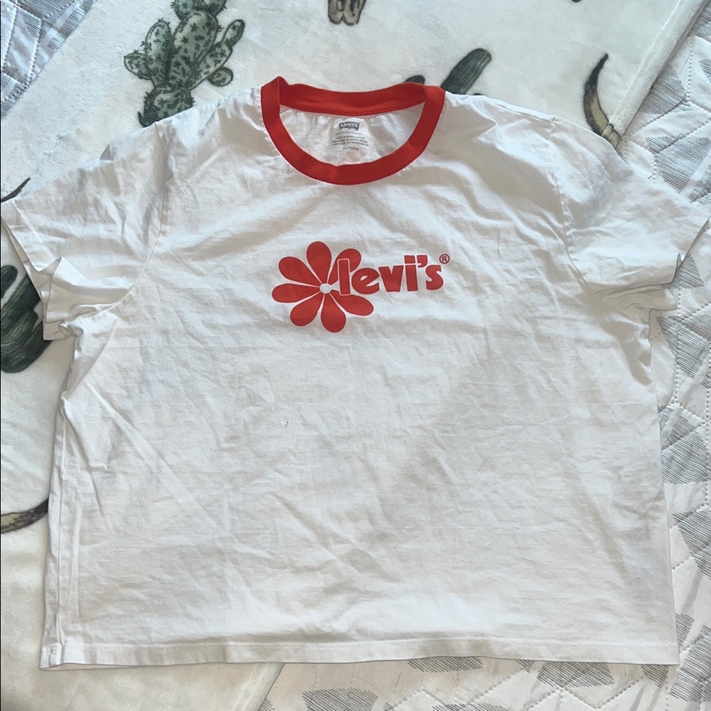 Levi's Kids Red and White Logo T-Shirt